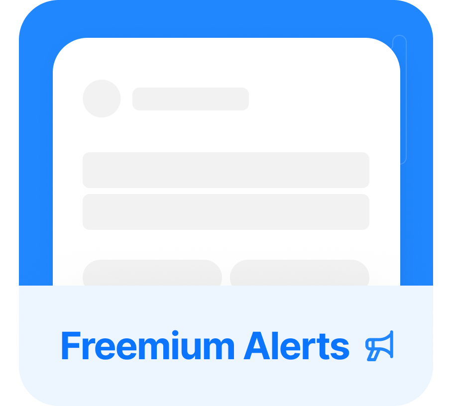 8. Freemium Alerts