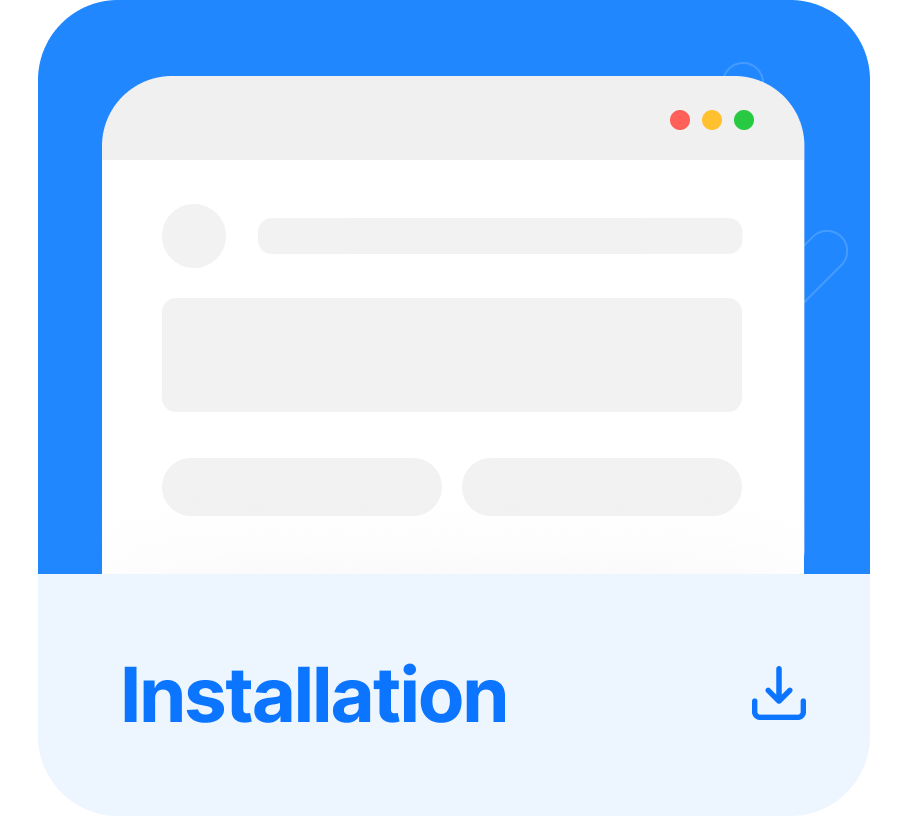 1. Installation